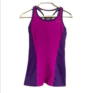 Nike tank purple drifit athletic tank shirt